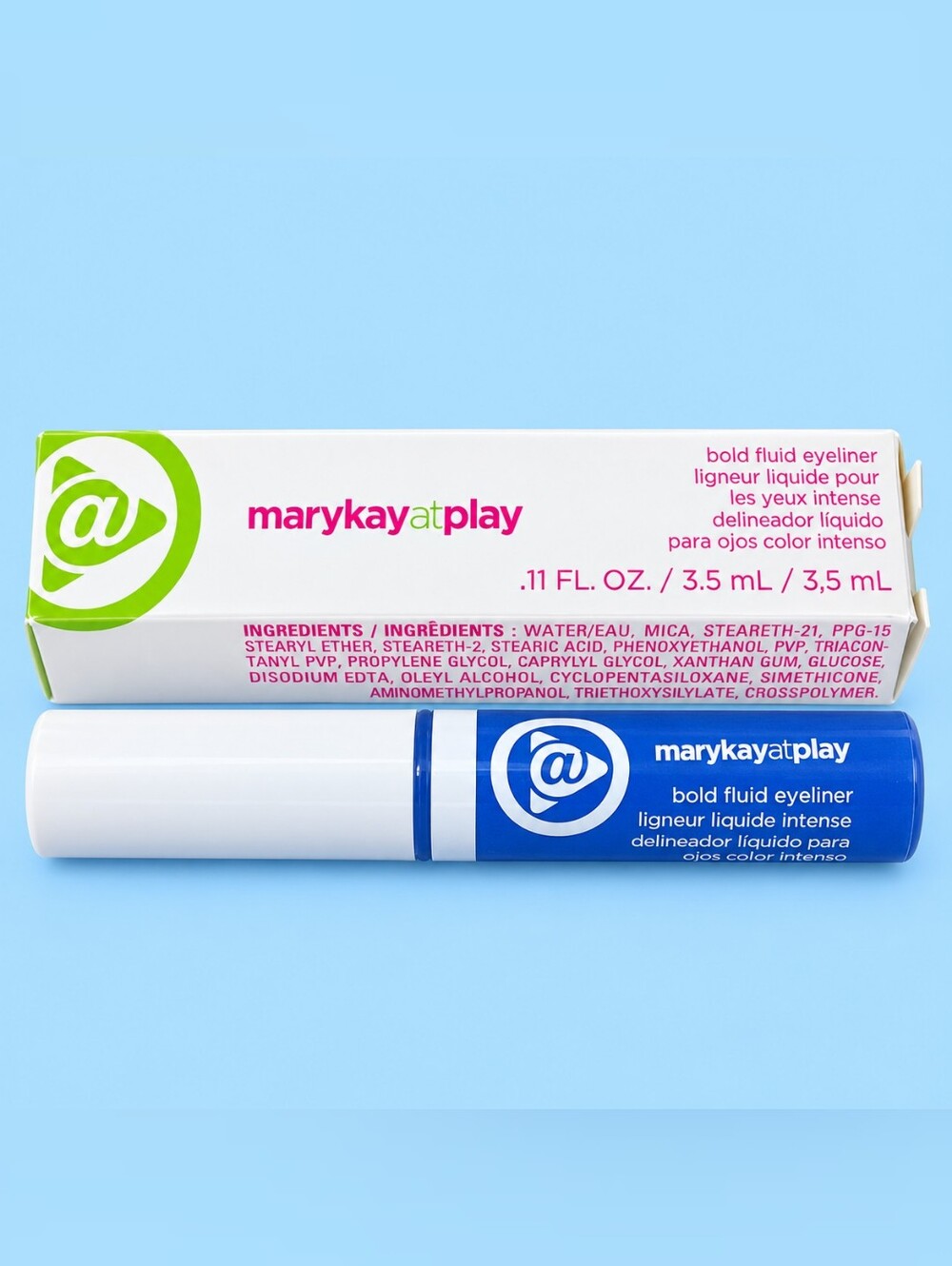 Mary Kay at Play Bold Fluid Eyeliner Blue My Mind New Discontinued